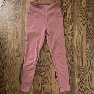 Danskin Women’s High-Waist Pink Active Leggings Size S
